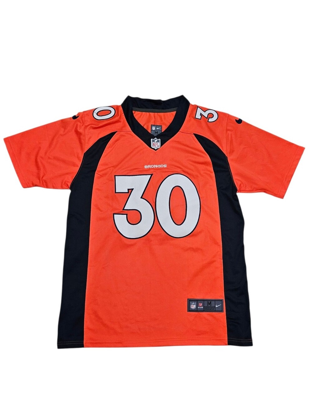 Nike NFL On Field Phillip Lindsay #30 Denver Broncos Jersey Size Medium
